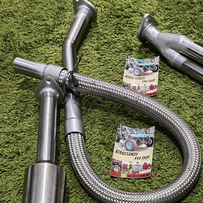 Pipa Flexibel Knalpot Jimny Katana Offroad Suara Turbo Fleksibel
