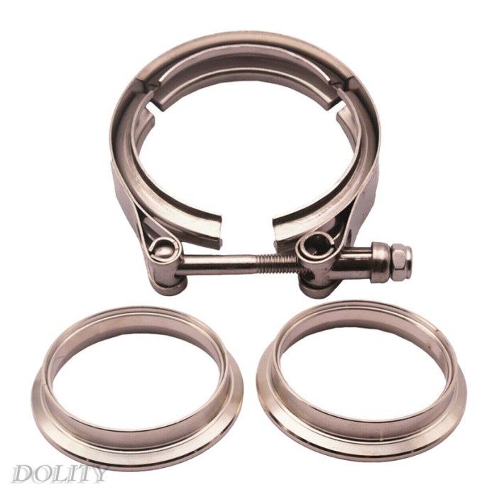 Dolity Klem V-Band Untuk Pipa Knalpot Turbo Downpipe 2 "51