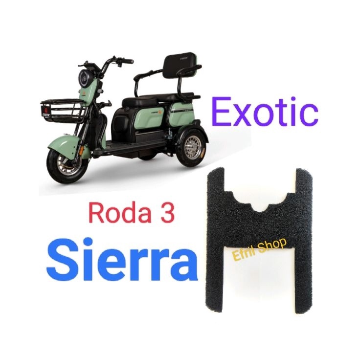 ➩ ⭐⭐⭐⭐⭐ Alas kaki Karpet sepeda motor listrik roda 3 Exotic Sierra roda 3 o Premium Diskon.