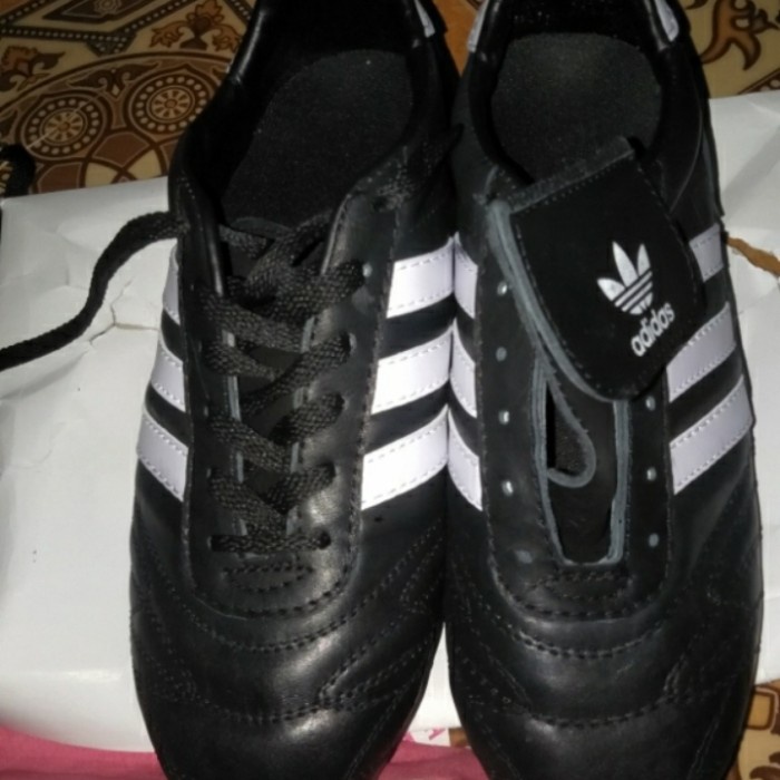 Sepatu Sepak Bola Pul 6 Besi Full Kulit Asli