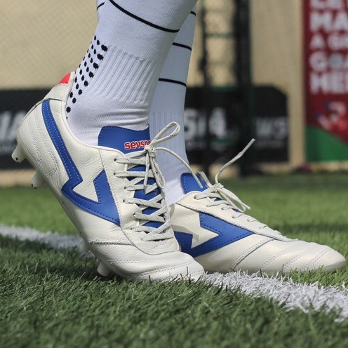 Sevspo Maestro Lea (Leather) White Blue Original 100%