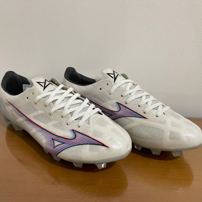 Sepatu Bola Mizuno Alpha Made In Japan White