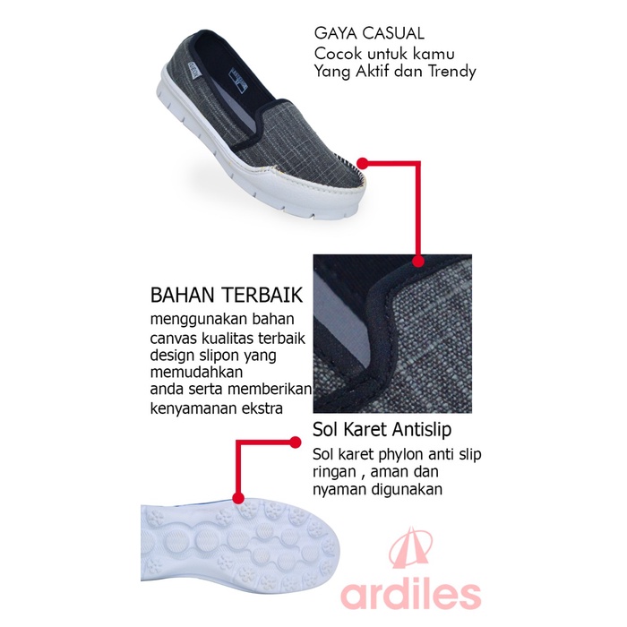 SALE PROMO CUCI GUDANG ARDILES NEOX SEPATU SLIP ON WANITA / SEPATU SPORT