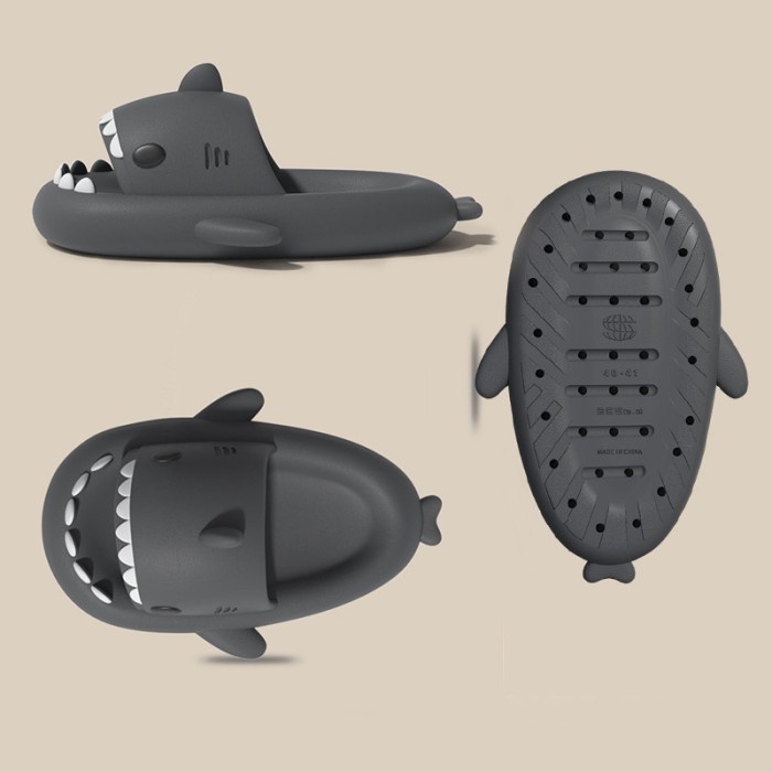 SALE Sandal Baby Shark Dewasa Sendal Rumah Dewasa Ikan Hiu Lucu Anti Slip