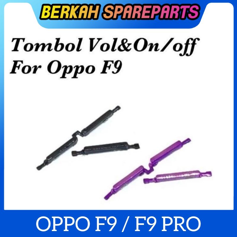 TOMBOL LUAR ON OFF VOLUME OPPO F9 / F9 PRO POWER VOLUME