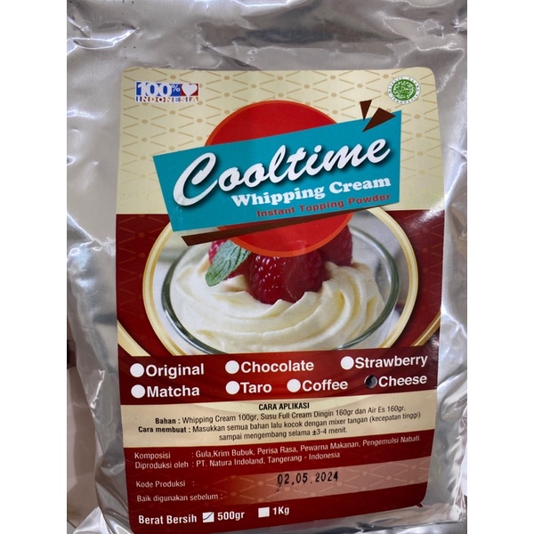 

Cooltime Whipping Cream Cheese Instant 500gr