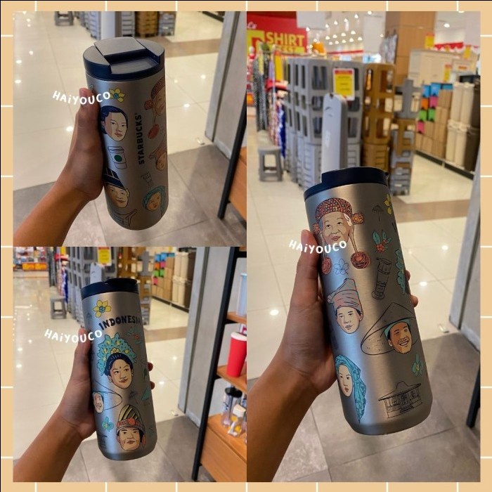 Tumbler Starbucks Beauty of Indonesia / Tumbler Starbucks Kemerdekaan