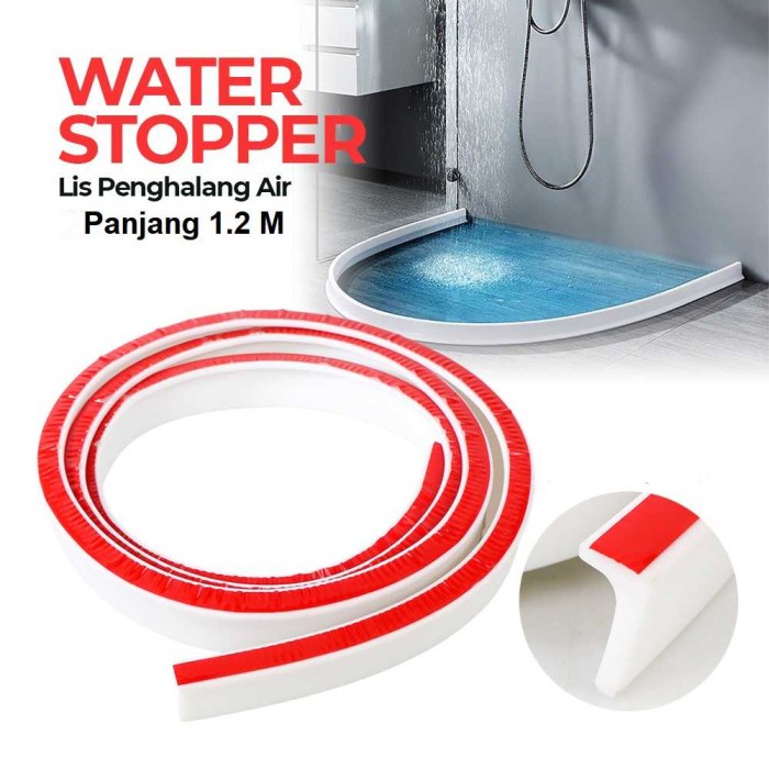 Strip Lis Karet Penahan Air Kamar Mandi Water Stopper Bathroom