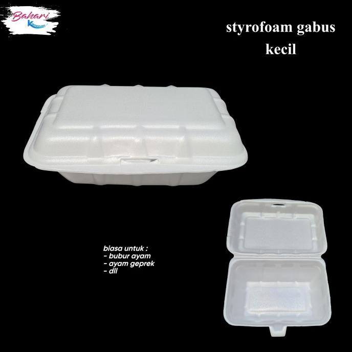 @#@#@#] STYROFOAM kecil kotak makan box nasi bubur ayam geprek foam gabus