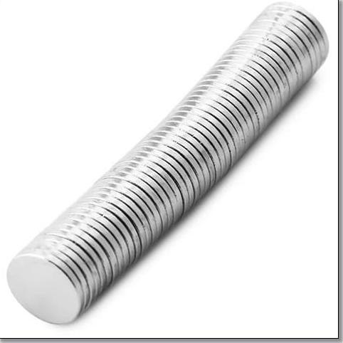 

~~~~~] Powerful Neodymium Magnet NdFeB N38 50 PCS - Silver