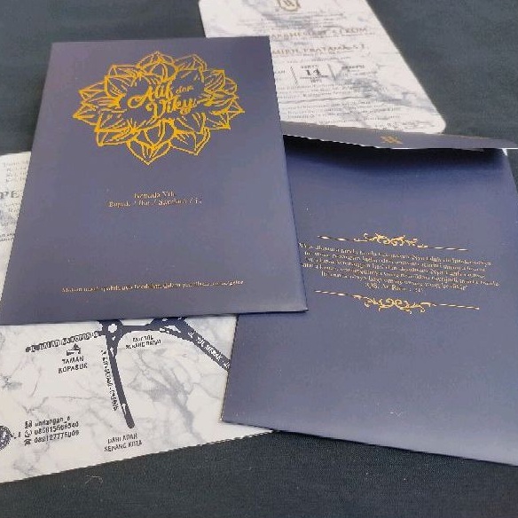 undangan custom design, Undangan custom warna Unik single hard cover custom Undangan Murah Undangan 