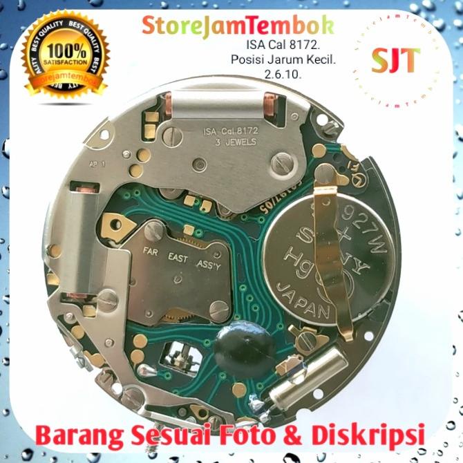 Mesin Jam Tangan. Chronograph ISA Cal.8172. Posisi Jarum Kecil 2.6.10