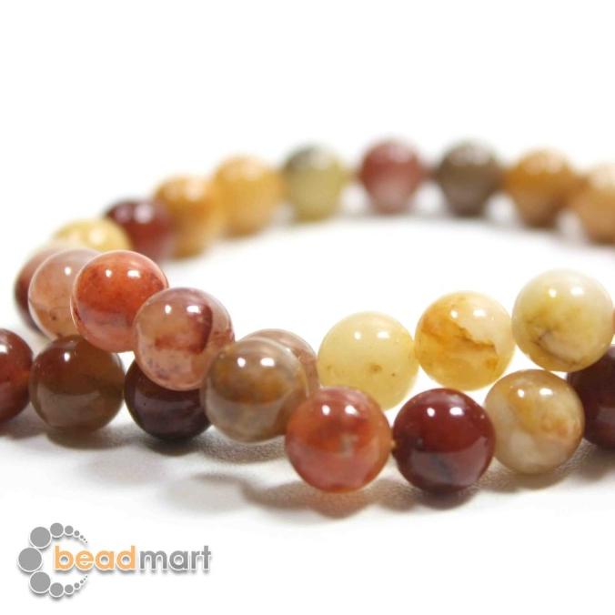 `````````] Manik Batu Alam, Lighter Imperial Jade, 1 Renteng, Bahan Aksesoris