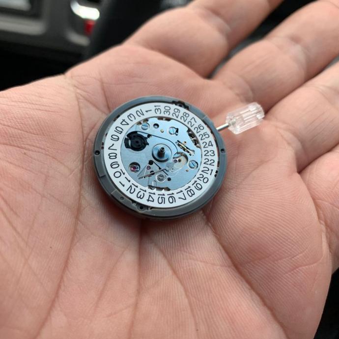 Mesin jam tangan Original Seiko NH35 TMI NH35A Tanggal samping