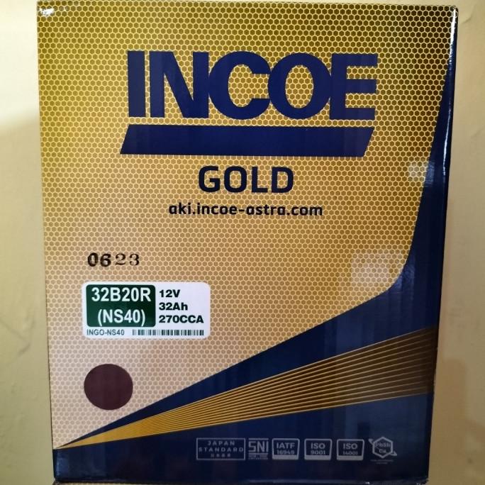 ASLI 100% Aki mobil Toyota Avanza Incoe NS40 Aki Basah ORIGINAL