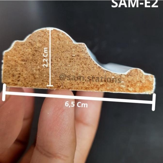 E2 LIS KAYU LIST DINDING WALLMOLDING PROFIL WAINSCOTING WALL MOULDING