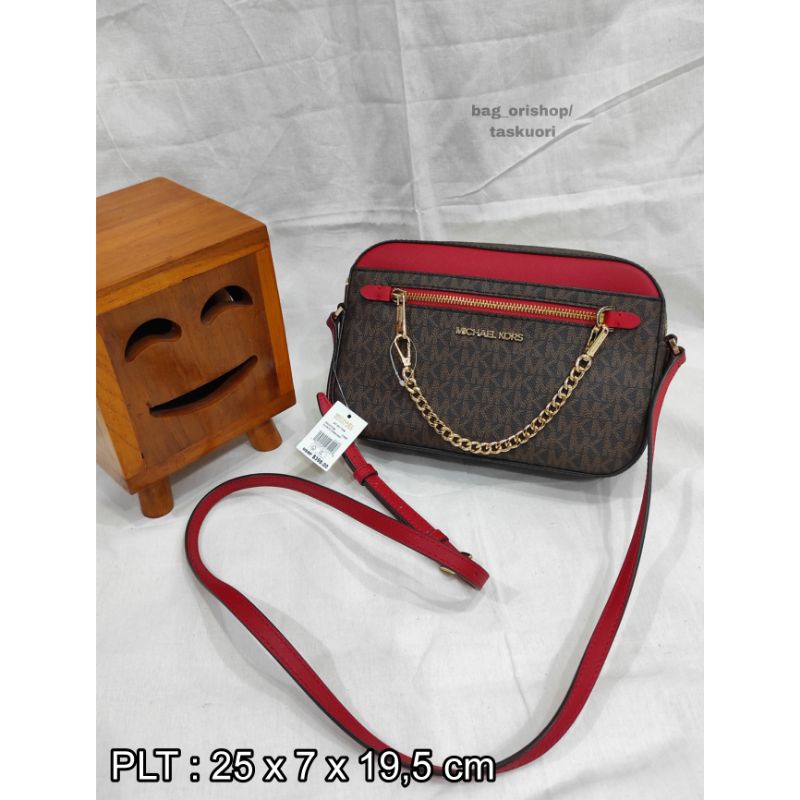 MK Jet Set Crossbody with chain