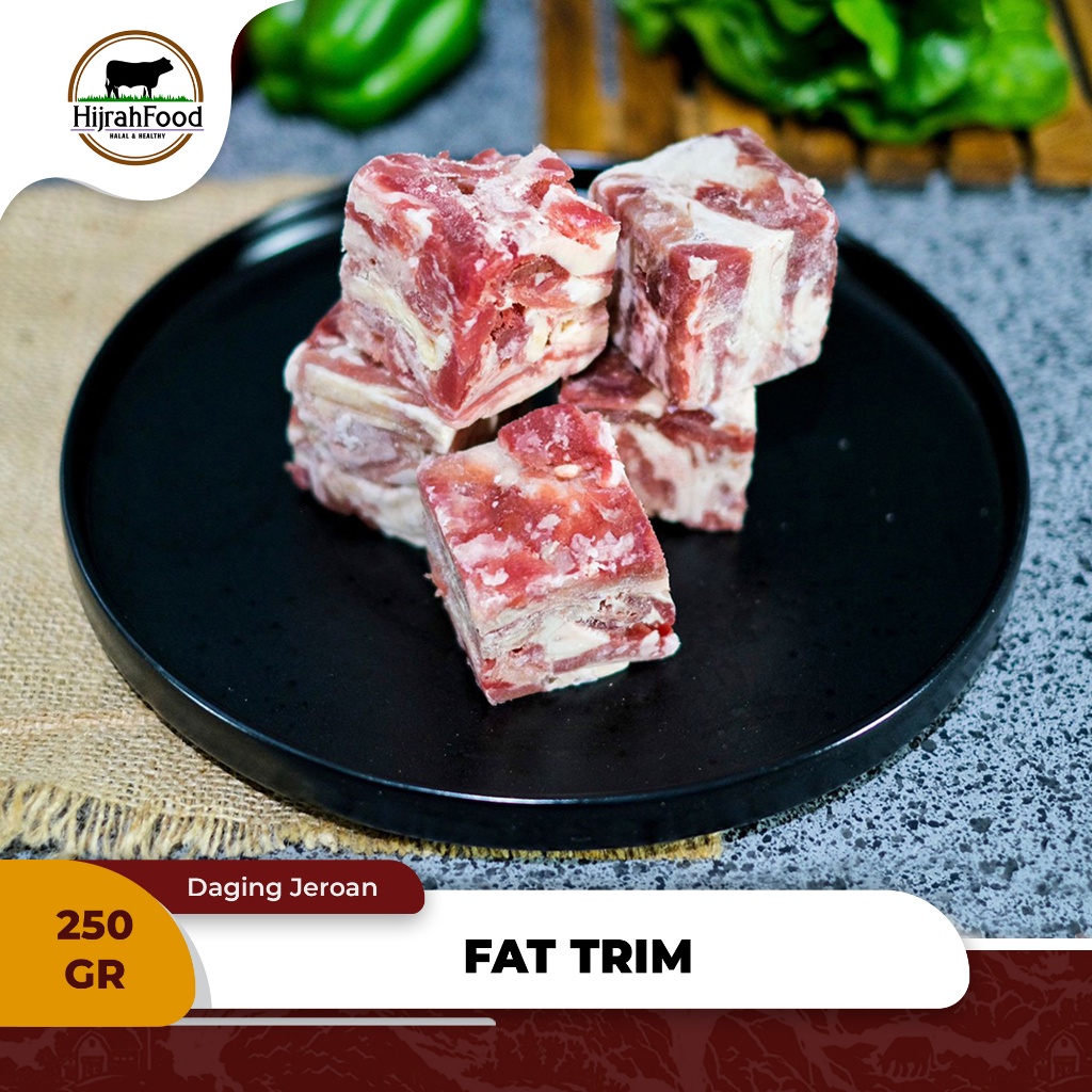 Hijrahfood Fat Trim / Trimming Lemak Sisa Potong Daging Sapi / Campuran Daging