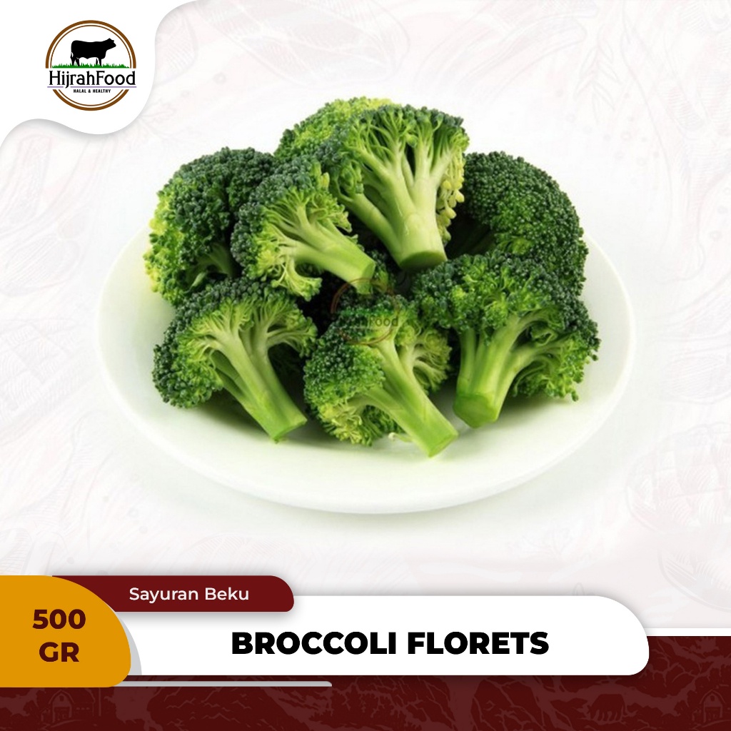 

Broccoli Florets Frozen | Brokoli Potong Beku Siap Masak - 500 gr