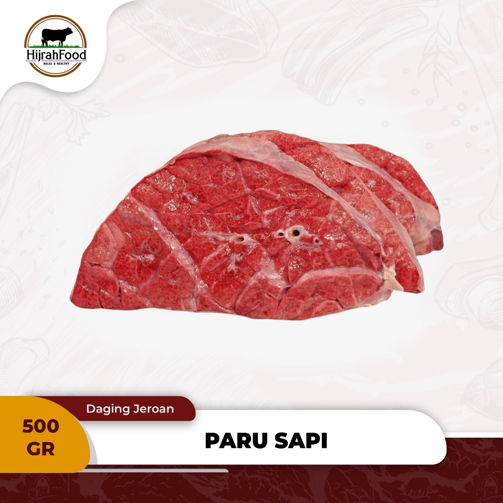 

Daging Paru Sapi | Beef Lung Import AUS 500 gr