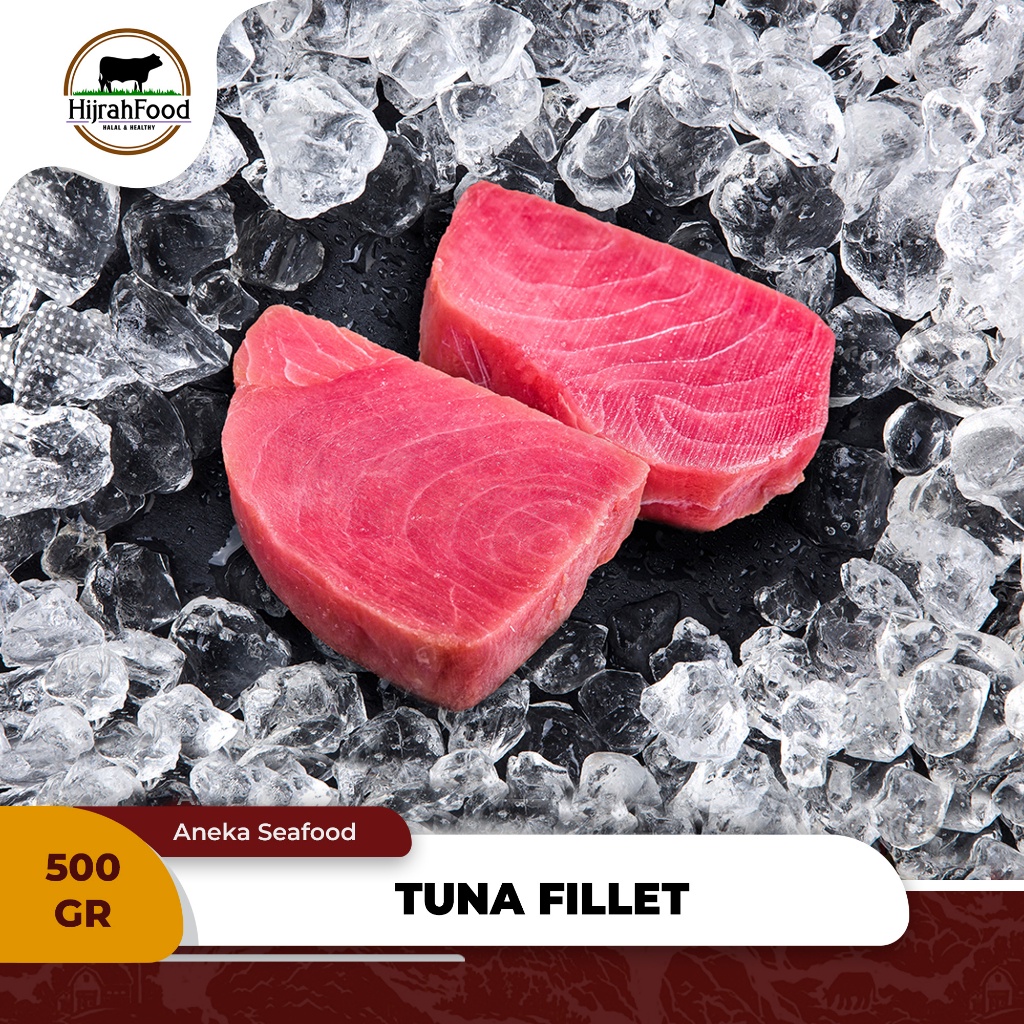 

Hijrahfood Ikan Tuna Frozen / Ikan Tuna Fillet Steak (Qty. 500 gr)