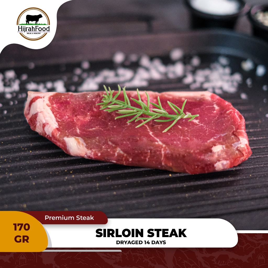 

Dry Aged 14 Days Beef Sirloin Steak AUS | Daging Sapi Sirloin A