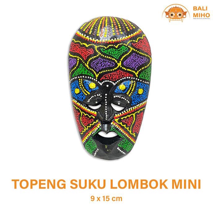 

^^^^^] Dekroasi Dinding Topeng Suku Lombok Mini Ukuran 15 cm - Dekorasi Kayu