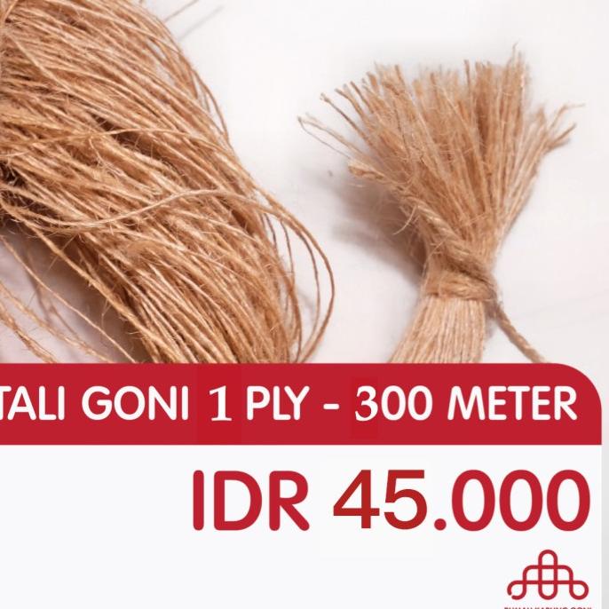 

*:*:*:*:*] Tali Goni 300 Meter 1 Ply - Tali Rami Kerajinan Tangan - Tali Undangan