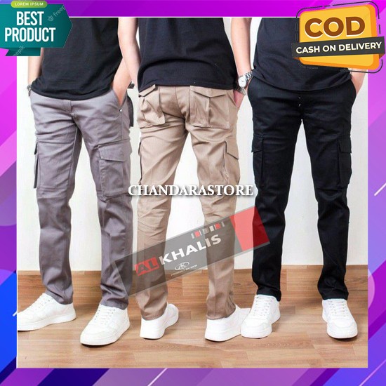 Celana Cargo Jumbo Pendek Pria Dewasa Ukuran Big Size No 36 50 Cargo Jumbo Ukuran Besar Cargo Big Si