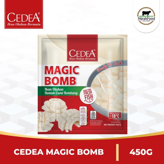 

CEDEA Magic Bomb Fresh Ikan Olahan Bentuk Cumi Kembang Halal Siap Masak 450 gram