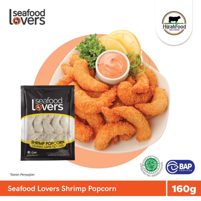 

Seafood Lovers Shrimp Popcorn / Udang Pop Corn - Qty. 160 gr