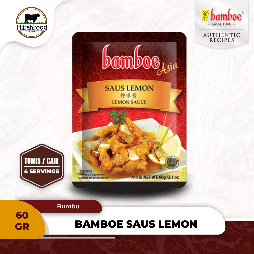 

Bamboe Bumbu Saus Lemon | Lemon Sauce Spice Mix (60 g)