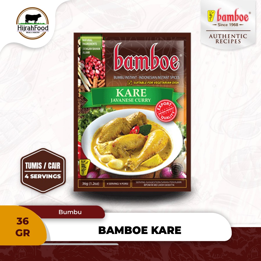 

Bumbu Bamboe Bumbu Kare | Javanese Curry Spice Mix (36 g)