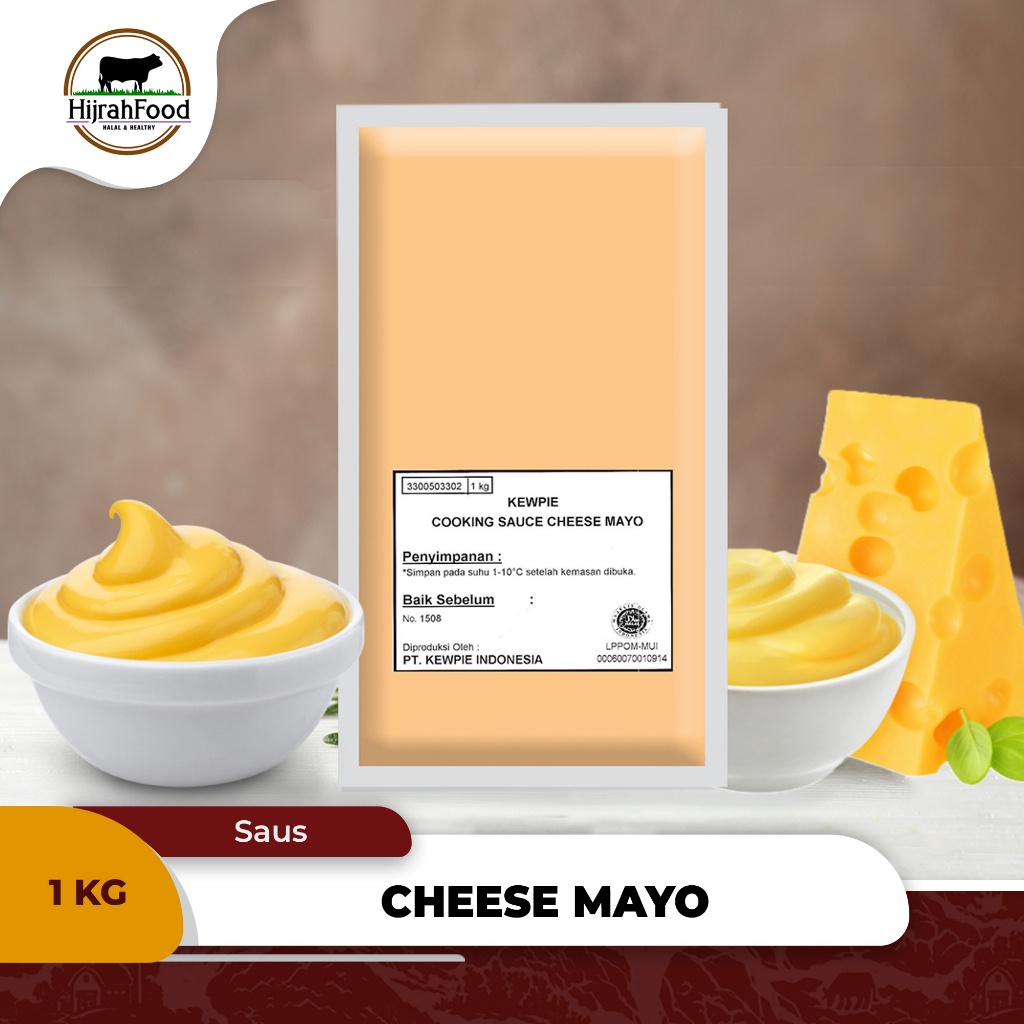 

Kewpie Japanese Cheese Mayo | Saus Keju Khas Jepang (1 kg)