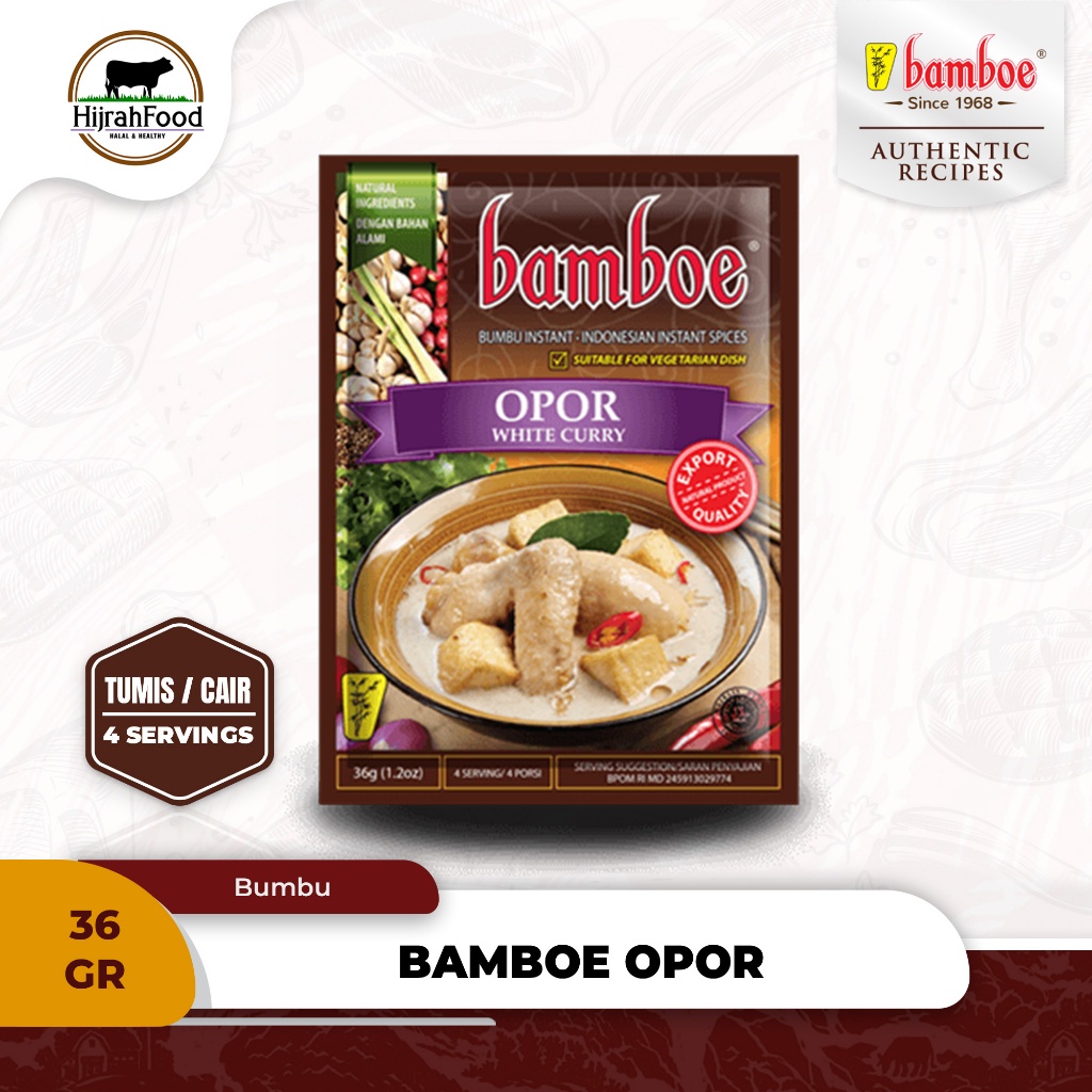 

Bamboe Bumbu Opor. // Indonesian White Curry Spice Mix (36 g)