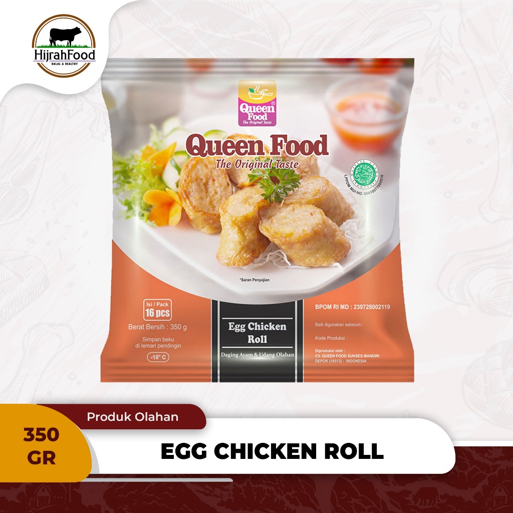 

Queen Food Egg Chicken Roll | Olahan Ayam Udang Gulung Ala Jepang