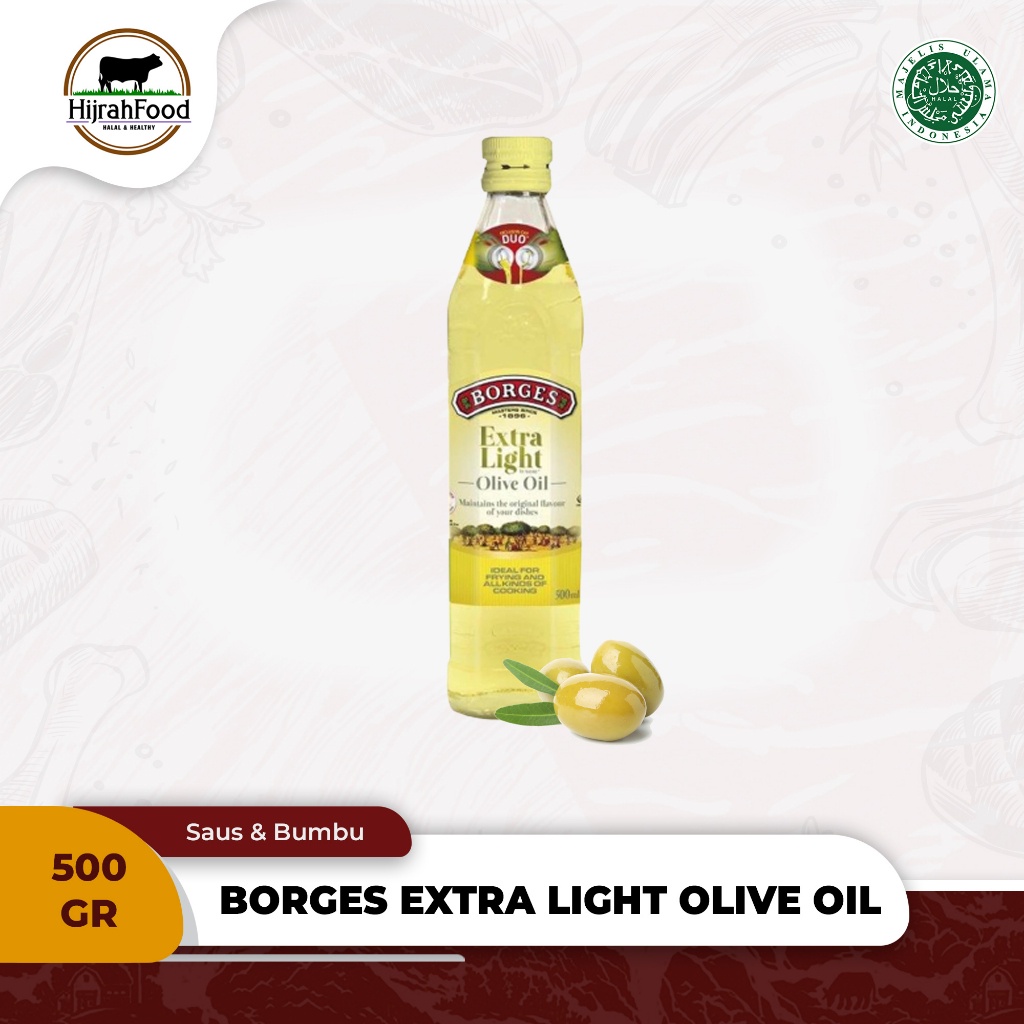 

BORGES Extra Light Olive Oil | Minyak Zaitun