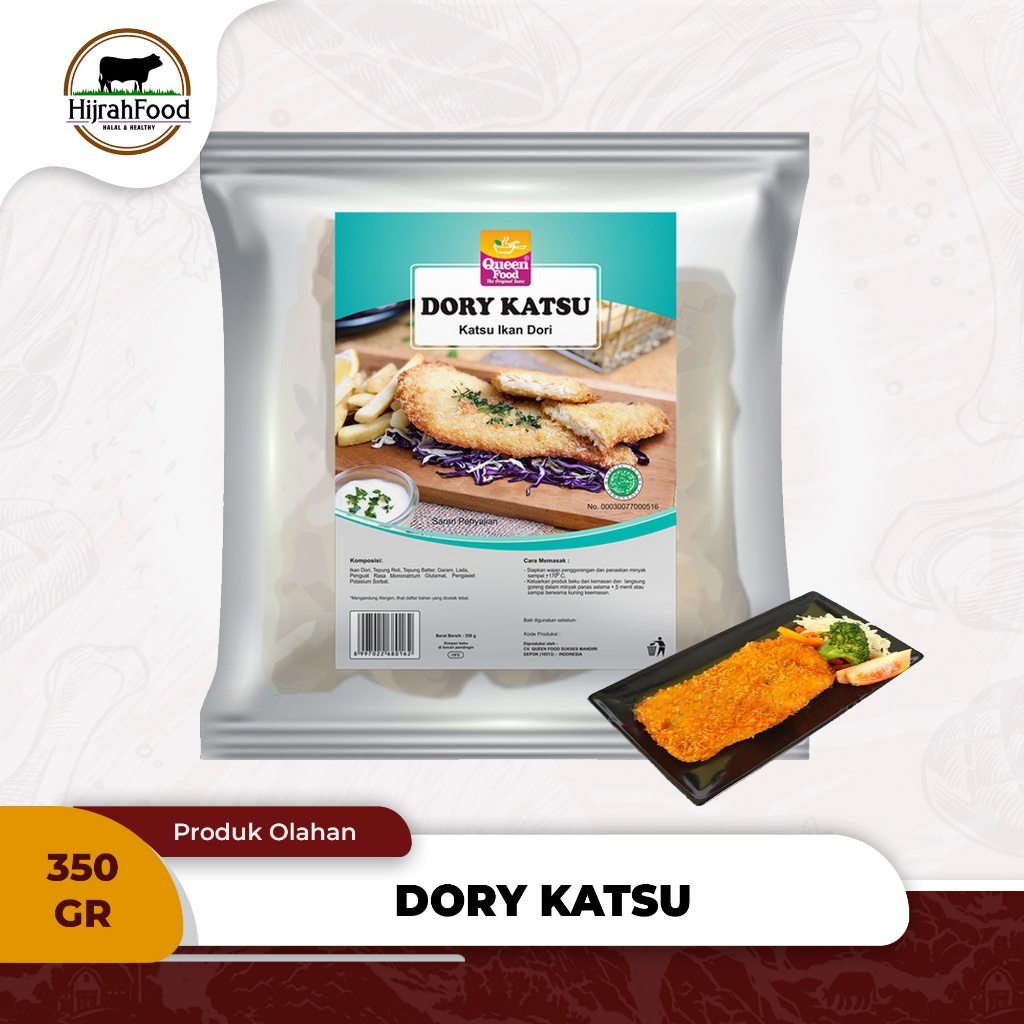 

Queen Food Dory Katsu | Ikan Dori Katsu - (Qty. 350 gr)