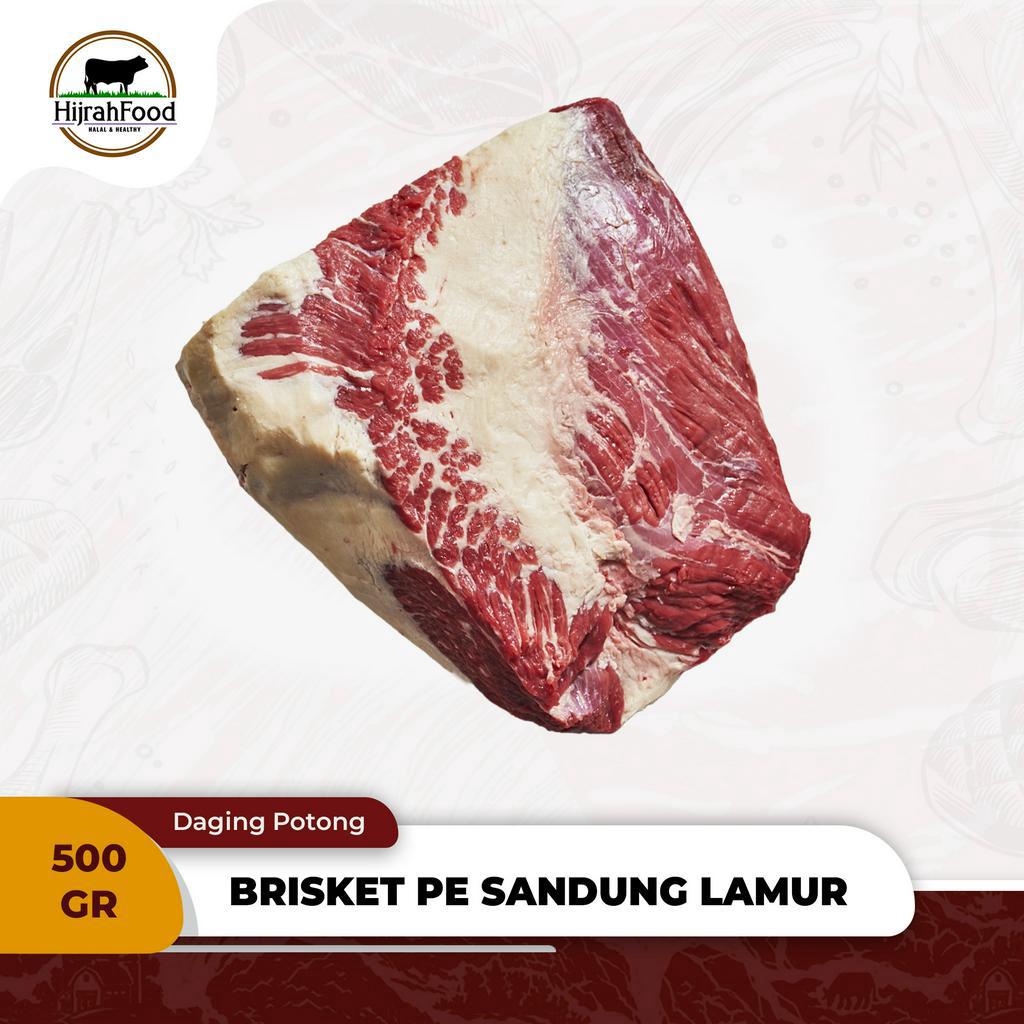 

Hijrahfood Daging Sapi Brisket PE Import AUS | Daging Sandung Lamur Dada Sapi