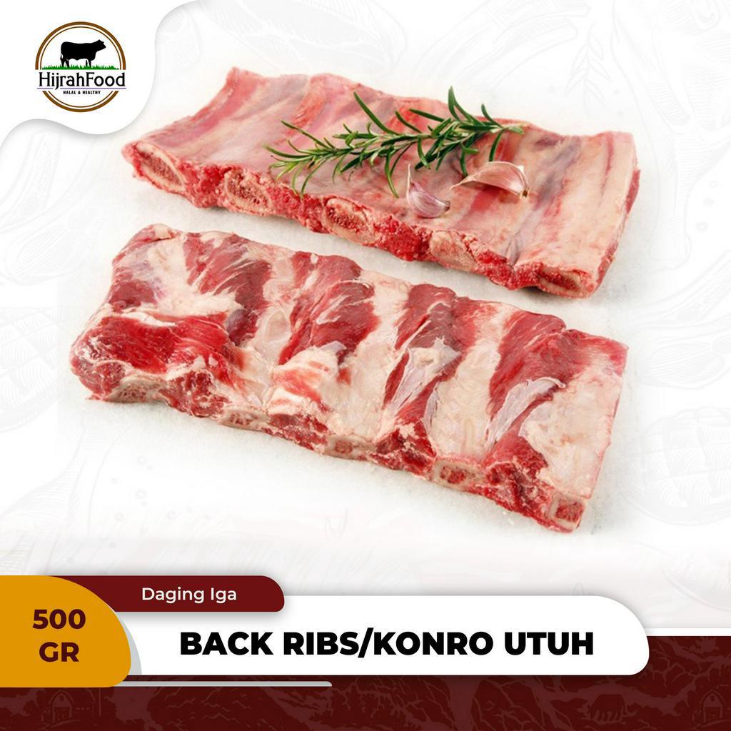 

Back Ribs / Konro / Daging Sapi Iga Konro Utuh / Potongan