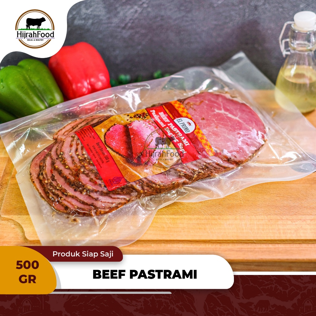 

Beef Pastrami Sliced Smoked & Seasoned / Daging Sapi Pastrami Slice