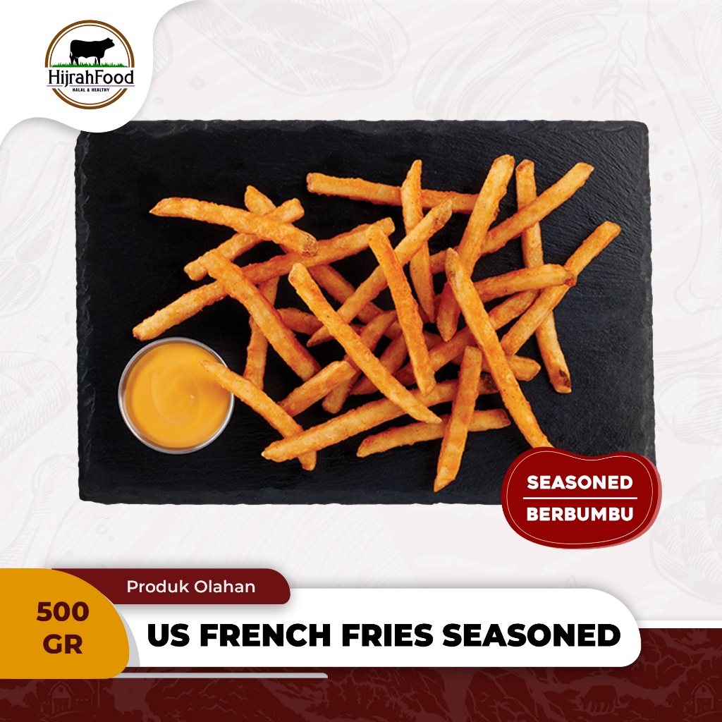 

French Fries Seasoned Batter Coated USA | Kentang Goreng Berbumbu - Pilih Varian