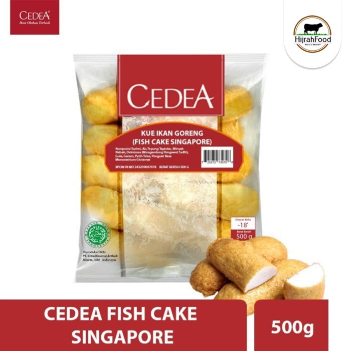 

CEDEA Fish Cake Singapore / Otak-Otak Ikan Singapura - 500 gr