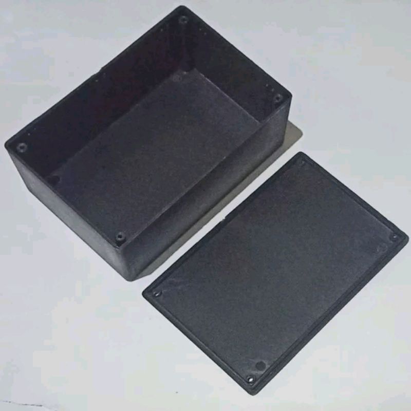 Box Hitam Plastik PVC 14.7 X 9.8 X 5.3 Cm Type X5