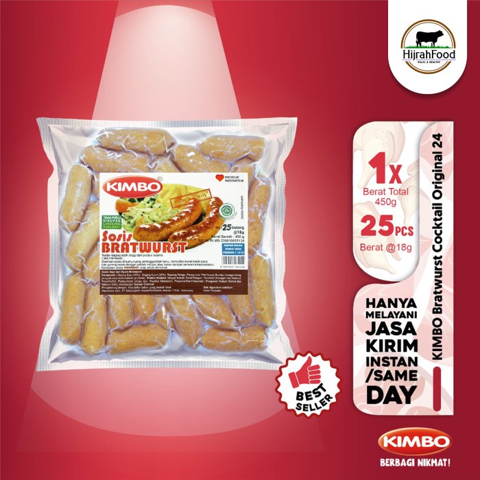 

Kimbo Sosis Cocktail / Breakfast Original (450 gr)