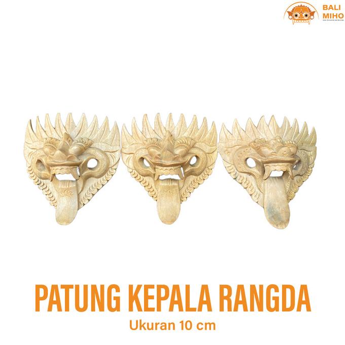 favorit] Patung Topeng Rangda Mini - Topeng Leak Mini -Rangda Kayu - Tapel Leak