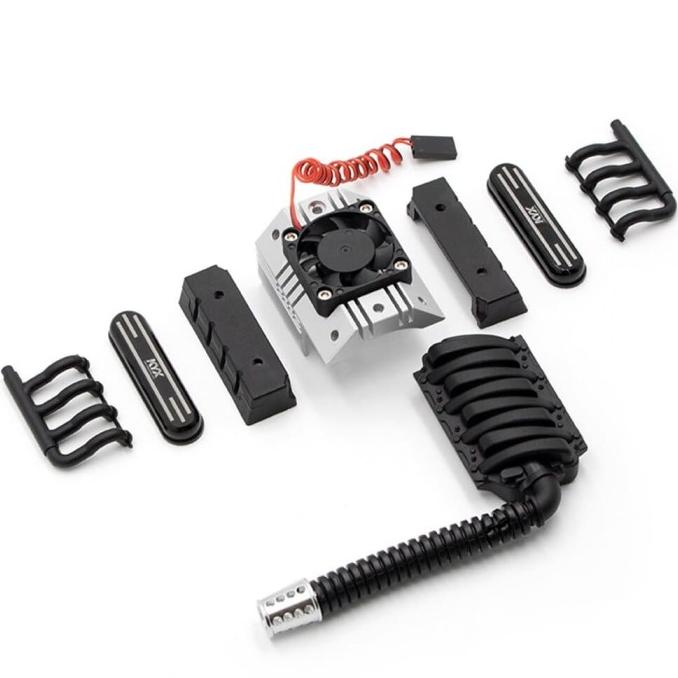 Kyx Scale V8 Engine Cover Heatsink Radiator W/ Fan