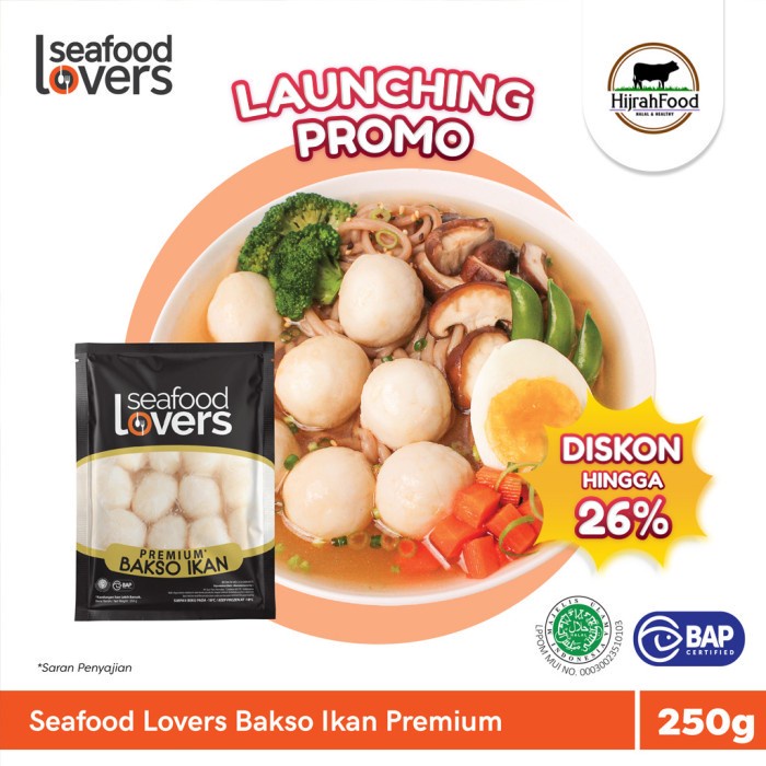 

Seafood Lovers Bakso Ikan Premium / Fish Ball (250 gr)
