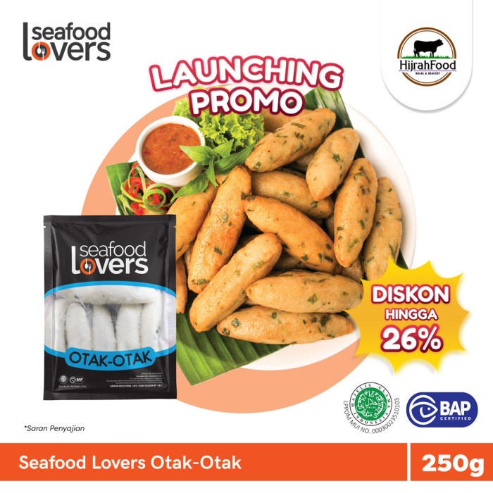 

Seafood Lovers Otak Otak / Indonesia Fish Cake (250 gr)