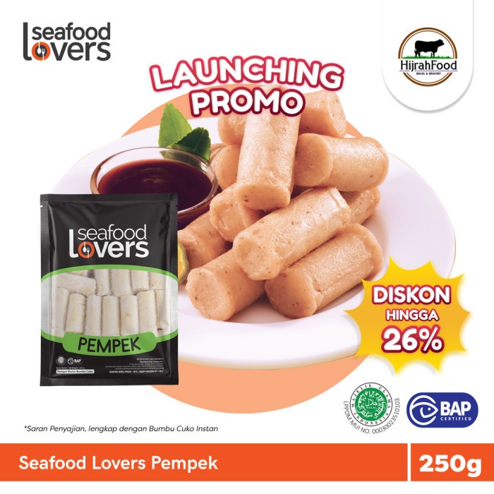

Seafood Lovers Pempek Ikan / Lenjer | Indonesian Fish Cake (250 gr)